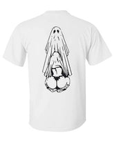 Men's Plus Size Street Fashion Oral Sex With Ghost Dirty Love Printed Crewneck Short Sleeve T-Shirt